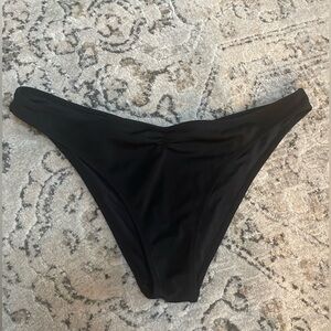black swim bottoms